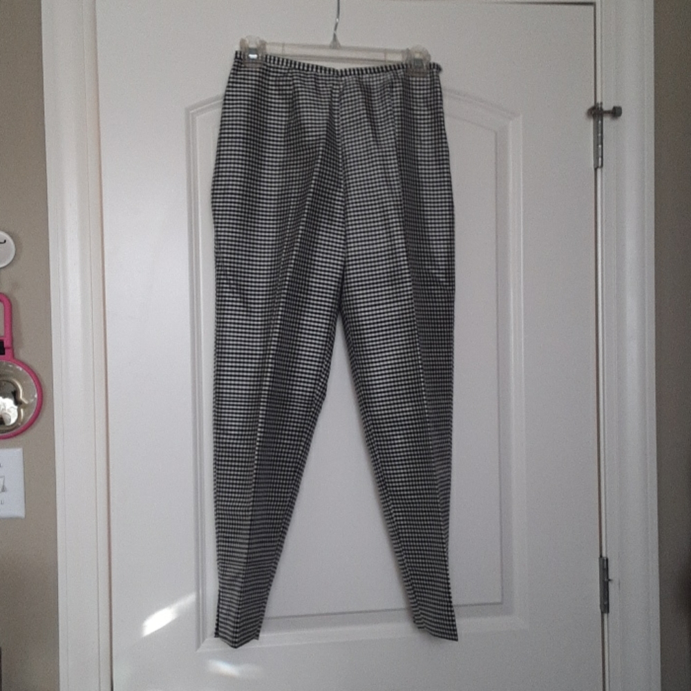 Black and white pants